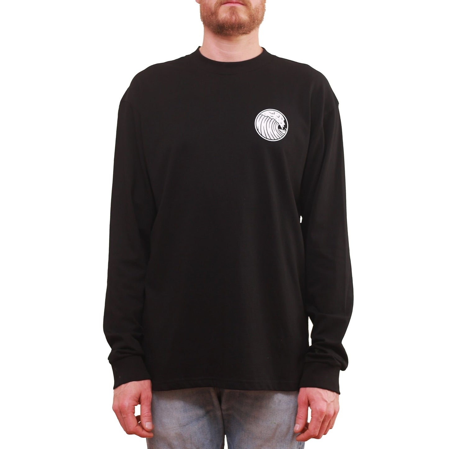 Long Sleeve Wave Black