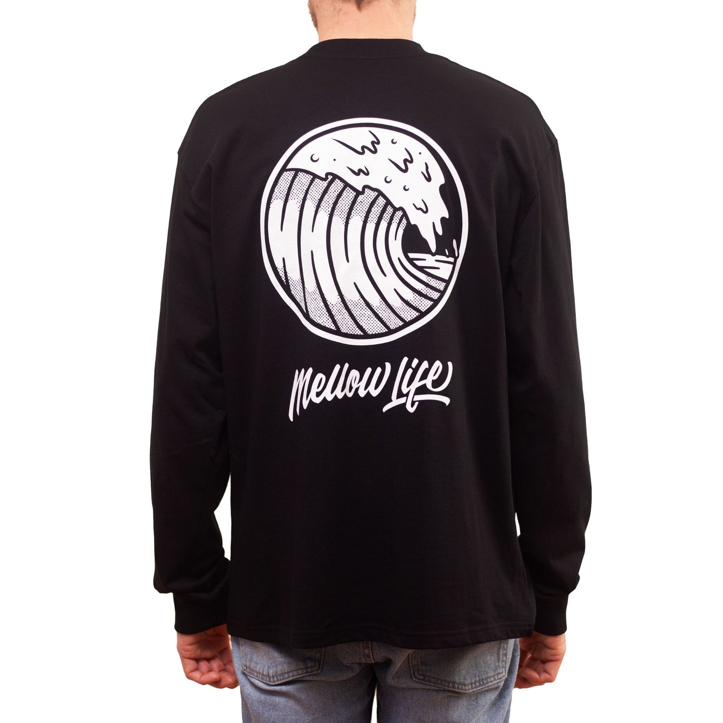 Long Sleeve Wave Black