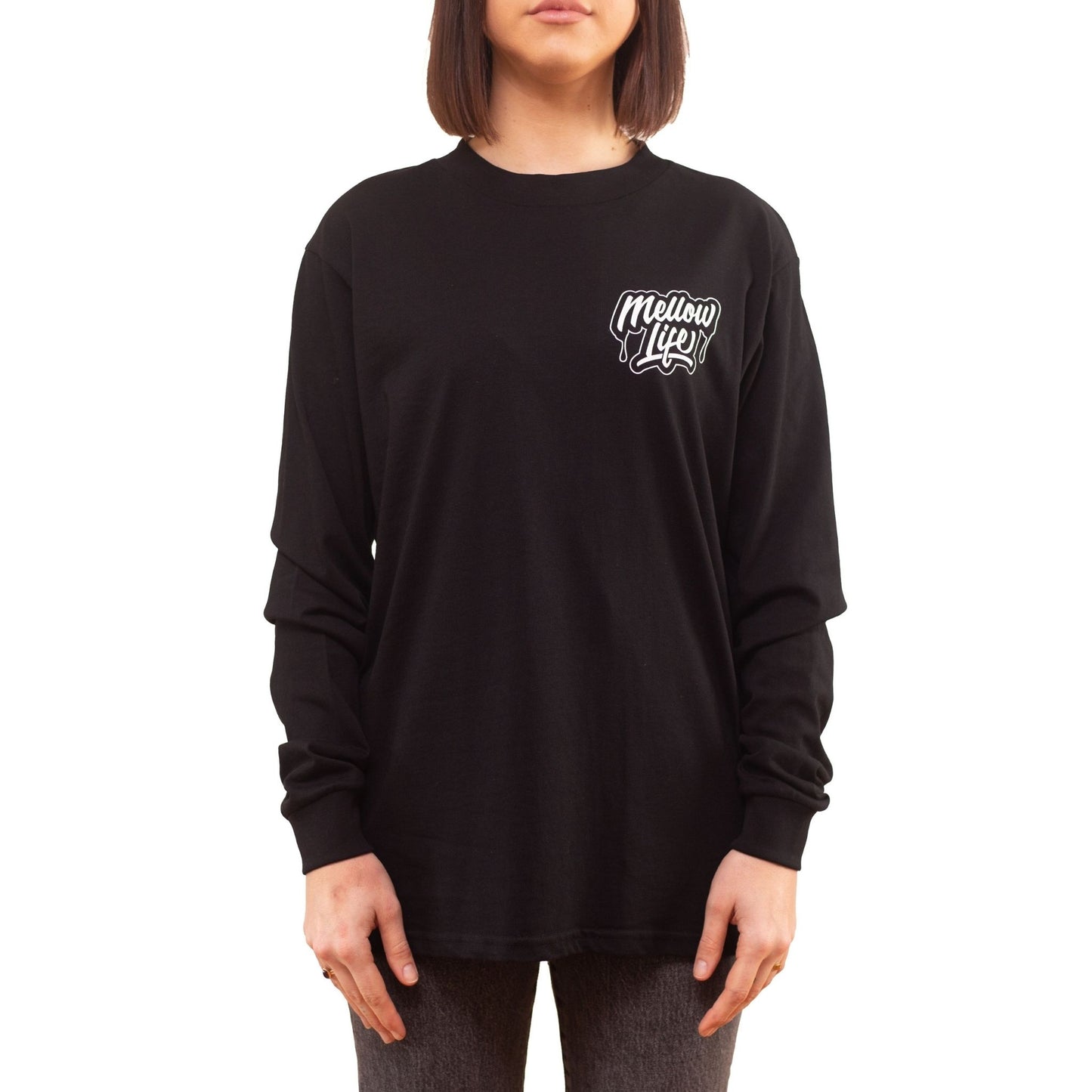 Long Sleeve Logo Black