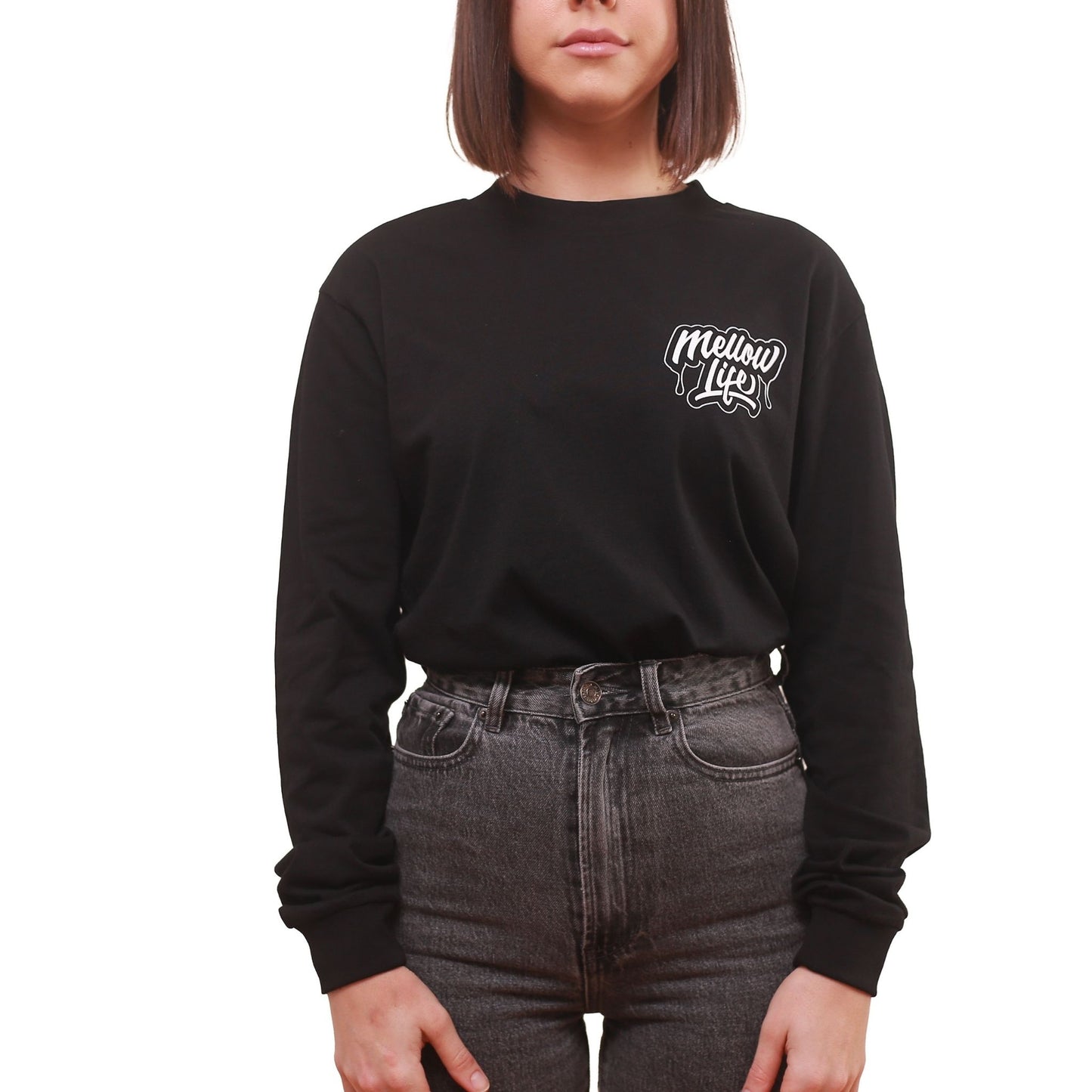 Long Sleeve Logo Black