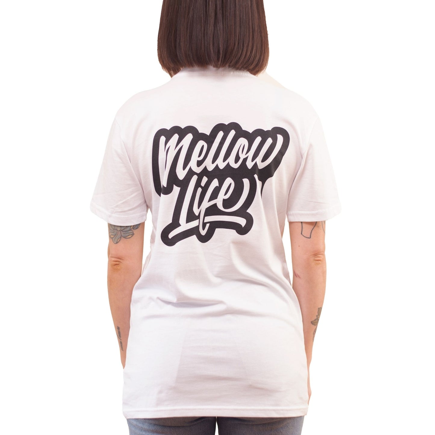 Short Sleeve Logo White