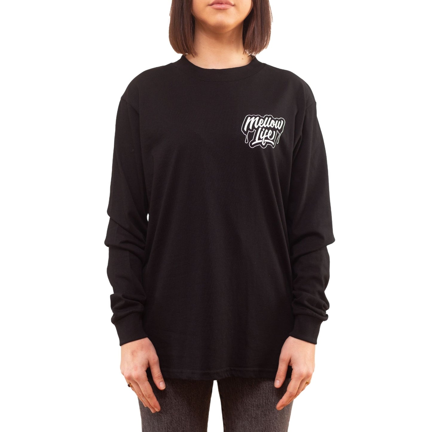 Long Sleeve Wave Black